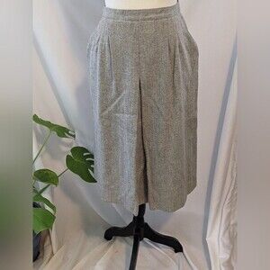Vintage Wool Blend A-Line Skirt - 7/8